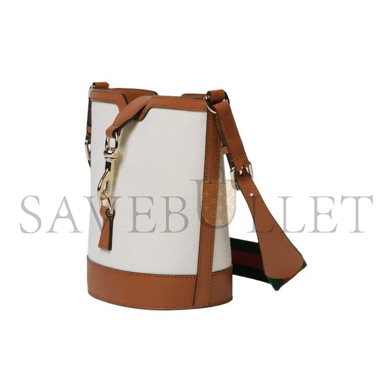 G*u*i leather mini bucket 782908 (20.5*18.5*12.5cm)